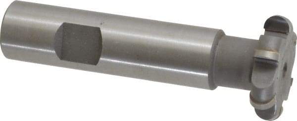 Whitney Tool Co. - 5/32" Radius, 5/16" Circle Diam, 1-5/16" Cutter Diam, Shank Connection, Convex Radius Cutter - 3/4" Shank Diam, 3-1/2" OAL, Carbide-Tipped, Uncoated, Profile Ground, 6 Teeth, Weldon Flat - Exact Tool & Supply