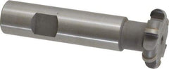Whitney Tool Co. - 5/32" Radius, 5/16" Circle Diam, 1-5/16" Cutter Diam, Shank Connection, Convex Radius Cutter - 3/4" Shank Diam, 3-1/2" OAL, Carbide-Tipped, Uncoated, Profile Ground, 6 Teeth, Weldon Flat - Exact Tool & Supply