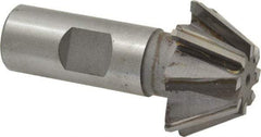 Whitney Tool Co. - 1-1/2" Diam x 5/8" Width of Cut, 60° Included Angle, Shank Connection, Carbide Tipped Single Angle Cutter - 3/4" Shank Diam, 2-3/4" Overall Length, Right Hand Cut, Uncoated - Exact Tool & Supply