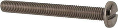 Value Collection - M10x1.50 Metric Coarse, 90mm Length Under Head Slotted Drive Machine Screw - Pan Head, Grade 316 & A4 Stainless Steel, Uncoated, Without Washer - Exact Tool & Supply