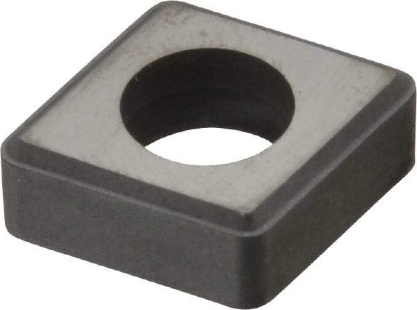 Made in USA - 1/2" Inscribed Circle, Diamond (Shape) Shim for Indexables - Carbide, 3/16" Thick, CSN Shim Style, Negative Rake - Exact Tool & Supply