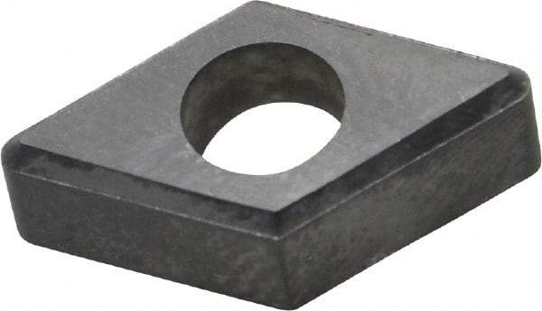 Made in USA - 1/2" Inscribed Circle, Diamond (Shape) Shim for Indexables - Carbide, 1/4" Thick, IDSN Shim Style, Negative Rake - Exact Tool & Supply