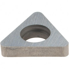 Made in USA - 3/8" Inscribed Circle, Triangle Shim for Indexables - Carbide, 1/8" Thick, ITSN Shim Style, Negative Rake - Exact Tool & Supply