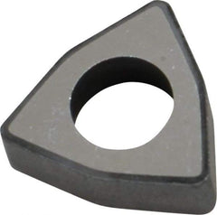 Made in USA - 1/2" Inscribed Circle, Trigon Shim for Indexables - Carbide, 3/16" Thick, IWSN Shim Style, Negative Rake - Exact Tool & Supply