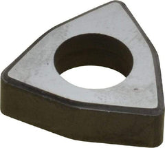 Made in USA - 1/2" Inscribed Circle, Trigon Shim for Indexables - Carbide, 3/16" Thick, IWSN Shim Style, Negative Rake - Exact Tool & Supply
