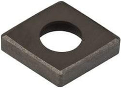 Made in USA - 1/2" Inscribed Circle, Diamond (Shape) Shim for Indexables - Carbide, 1/8" Thick, SCN Shim Style, Negative Rake - Exact Tool & Supply