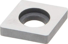 Made in USA - 3/4" Inscribed Circle, Diamond (Shape) Shim for Indexables - Carbide, 3/16" Thick, SM Shim Style, Negative Rake - Exact Tool & Supply