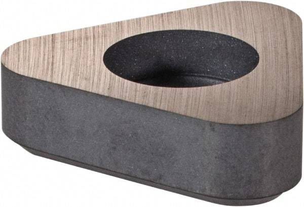 Made in USA - 1/2" Inscribed Circle, Triangle Shim for Indexables - Carbide, 3/16" Thick, TSN Shim Style, Negative Rake - Exact Tool & Supply