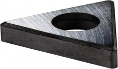 Made in USA - 3/4" Inscribed Circle, Triangle Shim for Indexables - Carbide, 3/16" Thick, TSN Shim Style, Negative Rake - Exact Tool & Supply