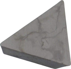 Made in USA - 3/8" Inscribed Circle, Triangle, CBT Chipbreaker for Indexables - 0.094" Thick, 0.129" Effective Width, Carbide - Exact Tool & Supply