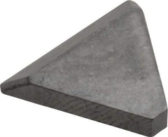 Made in USA - 3/8" Inscribed Circle, Triangle, CBT Chipbreaker for Indexables - 0.094" Thick, 0.057" Effective Width, Carbide - Exact Tool & Supply