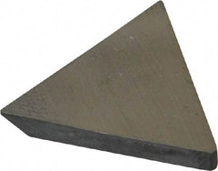 Made in USA - 1/2" Inscribed Circle, Triangle, CBT Chipbreaker for Indexables - 0.094" Thick, 0.054" Effective Width, Carbide - Exact Tool & Supply