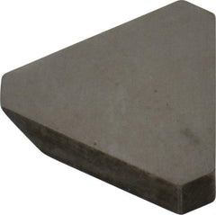 Made in USA - 3/8" Inscribed Circle, Triangle, T Chipbreaker for Indexables - Left Hand, Right Hand Cut, 0.094" Thick, 0.071" Effective Width, Carbide - Exact Tool & Supply