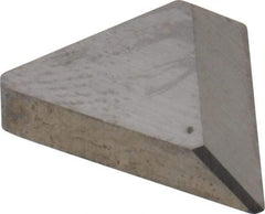 Made in USA - 3/8" Inscribed Circle, Triangle, T Chipbreaker for Indexables - Left Hand, Right Hand Cut, 0.094" Thick, 0.108" Effective Width, Carbide - Exact Tool & Supply