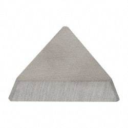 Made in USA - 1/2" Inscribed Circle, Triangle, T Chipbreaker for Indexables - Left Hand, Right Hand Cut, 0.094" Thick, 0.131" Effective Width, Carbide - Exact Tool & Supply