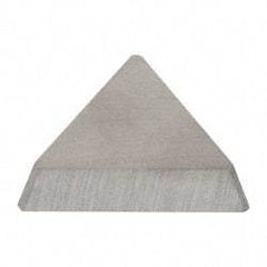 Made in USA - 1/2" Inscribed Circle, Triangle, T Chipbreaker for Indexables - Left Hand, Right Hand Cut, 0.094" Thick, 0.131" Effective Width, Carbide - Exact Tool & Supply