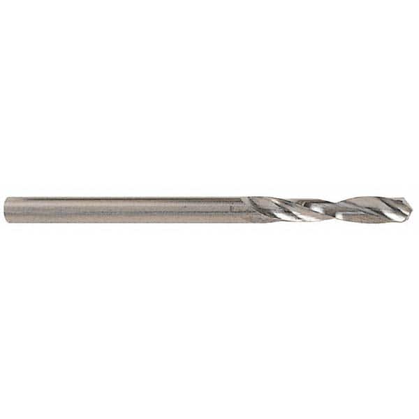 Micro Drill Bit: 0.0472″ Dia, 118 °, Solid Carbide Bright/Uncoated, 0.984″ OAL, RH Cut, Spiral Flute, Straight-Cylindrical Shank, Series 50 699