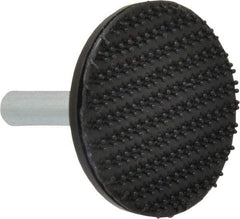 3M - 1-1/2" Diam Hook & Loop Disc Backing Pad - 1/4" Shank Diam, Firm Density, 25,000 RPM - Exact Tool & Supply