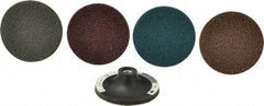 3M - 5 Piece, 4" Disc Diam, Abrasive Disc Kit - Nonwoven, Coarse, Medium, Very Fine, Super Fine Grade, Aluminum Oxide\xB6Silicon Carbide - Exact Tool & Supply