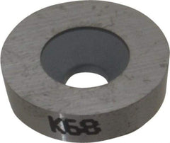 Kennametal - RD452 P Grade K68 Carbide Turning Insert - Uncoated, Round, 1/2" Inscr Circle, 17/64 Thick - Exact Tool & Supply