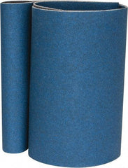 Norton - 4" Wide x 24" OAL, 120 Grit, Zirconia Alumina Abrasive Belt - Zirconia Alumina, Fine, Coated, Y Weighted Cloth Backing, Series 3X - Exact Tool & Supply