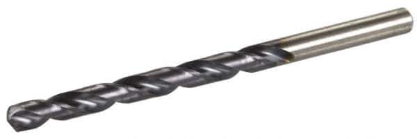 Chicago-Latrobe - Letter C 135° High Speed Steel Jobber Drill - TiAlN Finish, Right Hand Cut, Spiral Flute, Straight Shank, 4" OAL, Split Point - Exact Tool & Supply