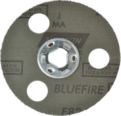 Norton - 5" Diam 24 Grit Fiber Disc - Very Coarse Grade, Zirconia Alumina, 13,000 Max RPM, Series F826 - Exact Tool & Supply
