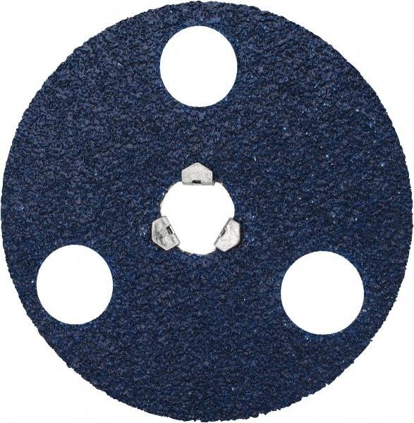 Norton - 5" Diam 36 Grit Fiber Disc - Very Coarse Grade, Zirconia Alumina, Series F826 - Exact Tool & Supply