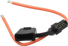 Ferraz Shawmut - 30 Amp AF Black Automotive Fuse Holder - 32 Volt, Orange #12 Wire - Exact Tool & Supply