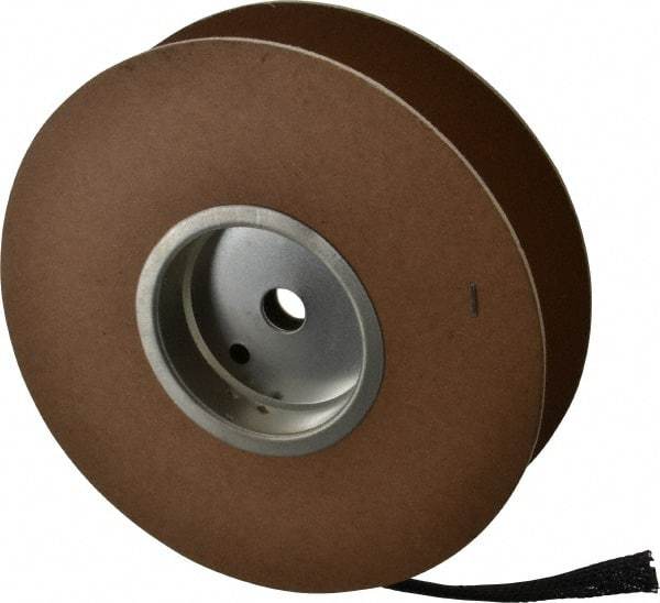 Techflex - Black Braided Expandable Cable Sleeve - 50' Coil Length, -103 to 257°F - Exact Tool & Supply