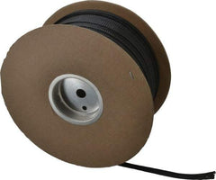 Techflex - Black Braided Expandable Cable Sleeve - 500' Coil Length, -103 to 257°F - Exact Tool & Supply