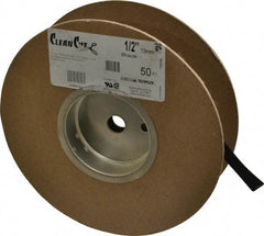 Techflex - Black Braided Expandable Cable Sleeve - 50' Coil Length, -103 to 257°F - Exact Tool & Supply