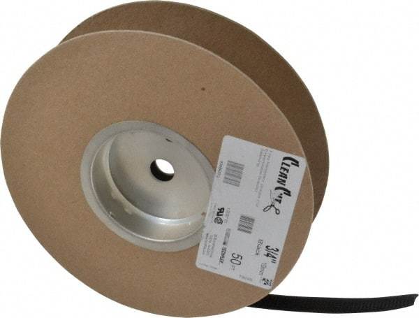 Techflex - Black Braided Expandable Cable Sleeve - 50' Coil Length, -103 to 257°F - Exact Tool & Supply