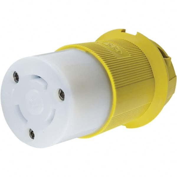 Hubbell Wiring Device-Kellems - 125V 30A NEMA L5-30R Marine Twist Lock Connector - Exact Tool & Supply
