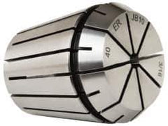 Kennametal - 3/16" ER40 Collet - 0.0152mm TIR, 46mm OAL, 41mm Overall Diam - Exact Tool & Supply