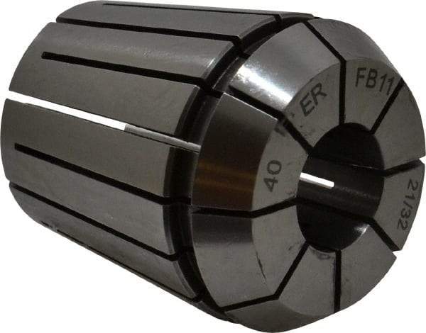 Kennametal - 21/32" ER40 Collet - 0.0203mm TIR, 46mm OAL, 41mm Overall Diam - Exact Tool & Supply