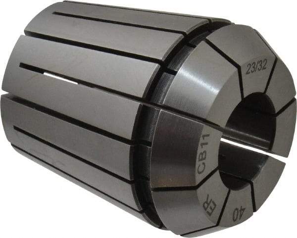 Kennametal - 23/32" ER40 Collet - 0.0203mm TIR, 46mm OAL, 41mm Overall Diam - Exact Tool & Supply