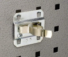 Triton - Extended Spring Clip Pegboard Hook - 2" Projection, Steel - Exact Tool & Supply