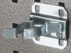 Triton - Extended Spring Clip Pegboard Hook - 2-3/4" Projection, Steel - Exact Tool & Supply