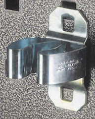 Triton - Spring Clip Standard Pegboard Hook - 1-1/2" Projection, Steel - Exact Tool & Supply
