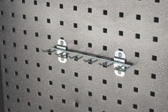 Triton - 1-13/32" Long Multi-Prong Tool/Wrench Holder Pegboard Hook - 1-1/2" Projection, Steel - Exact Tool & Supply