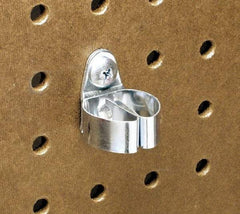 Triton - Single Spring Clip Pegboard Hook - 1-1/8" Projection, Steel - Exact Tool & Supply