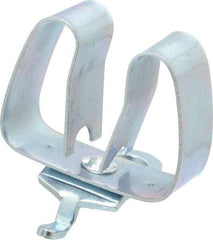Triton - Single Spring Clip Pegboard Hook - 1-7/16" Projection, Steel - Exact Tool & Supply