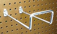 Triton - 2-3/4" ID, 1/4" Diam, 8" Long Double Closed End Loop Pegboard Hook - 8-5/8" Projection, 80° Bend, 2" Bend Length, Steel - Exact Tool & Supply