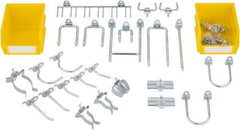 Triton - Pegboard Hook Set - Steel & Plastic - Exact Tool & Supply