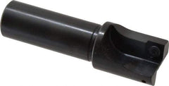 Cutting Tool Technologies - 1" Cut Diam, 0.34" Max Depth of Cut, 3/4" Shank Diam, 3-1/4" OAL, Indexable Square Shoulder Centercutting End Mill - SPEB 322, SPEH 322 Inserts, Flatted Shank, 90° Lead Angle - Exact Tool & Supply