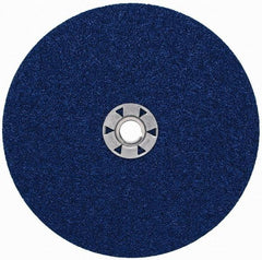 Norton - 7" Diam 36 Grit Fiber Disc - Very Coarse Grade, Zirconia Alumina, 8,600 Max RPM, Series F826 - Exact Tool & Supply