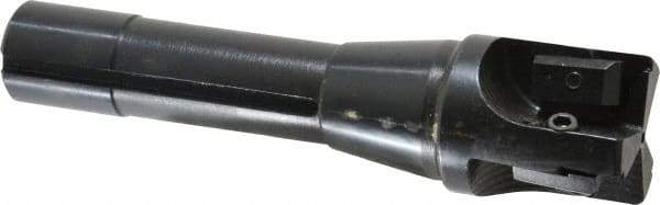 APT - 1-1/2" Cut Diam, 0.65" Max Depth of Cut, 5-7/8" OAL, Indexable Square Shoulder End Mill - TPC 32..., TPG 32., TPU 32. Inserts, R8 90° Lead Angle, Series Tri-Dex - Exact Tool & Supply