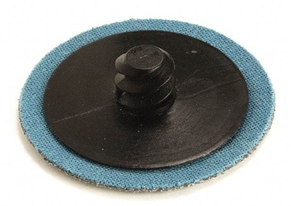 Superior Abrasives - 3" Disc Diam, 240 Grit, Aluminum Oxide Quick Change Disc - Type R Attaching System, Coated, Very Fine Grade - Exact Tool & Supply