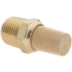 ARO/Ingersoll-Rand - 3/8 Male NPT, 11/16" Hex, 1-1/2" OAL, Muffler - 250 Max psi - Exact Tool & Supply